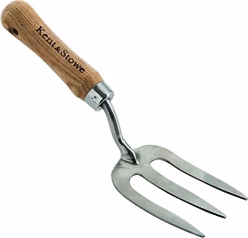 Kent & Stowe Stainless Steel Garden Life Hand Fork in Beige – 1