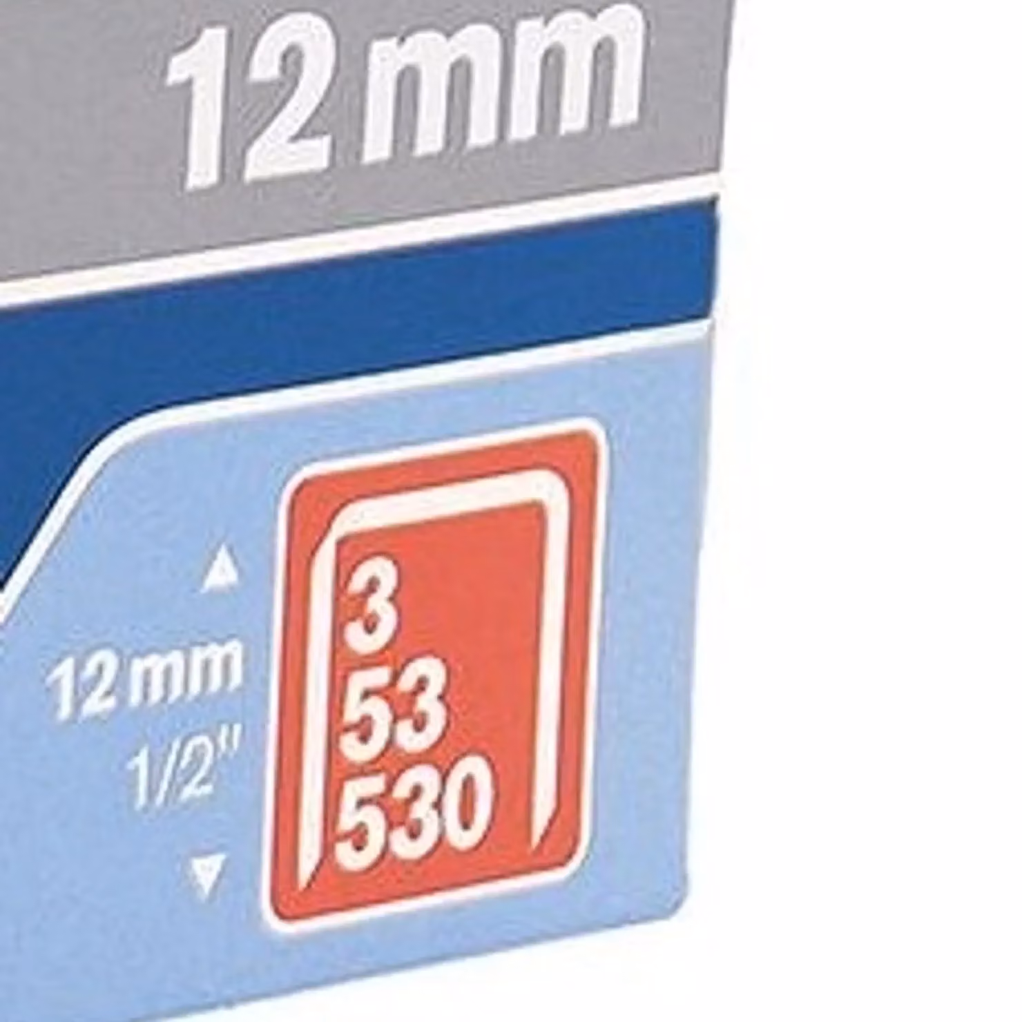 Rapid 53 Series Fine Wire Galvanised Steel Staples in Silver – 2