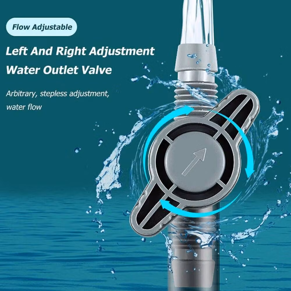 FLAVORA Aquarium Siphon Vacuum Cleaner in Grey, Length: 110 cm – 3
