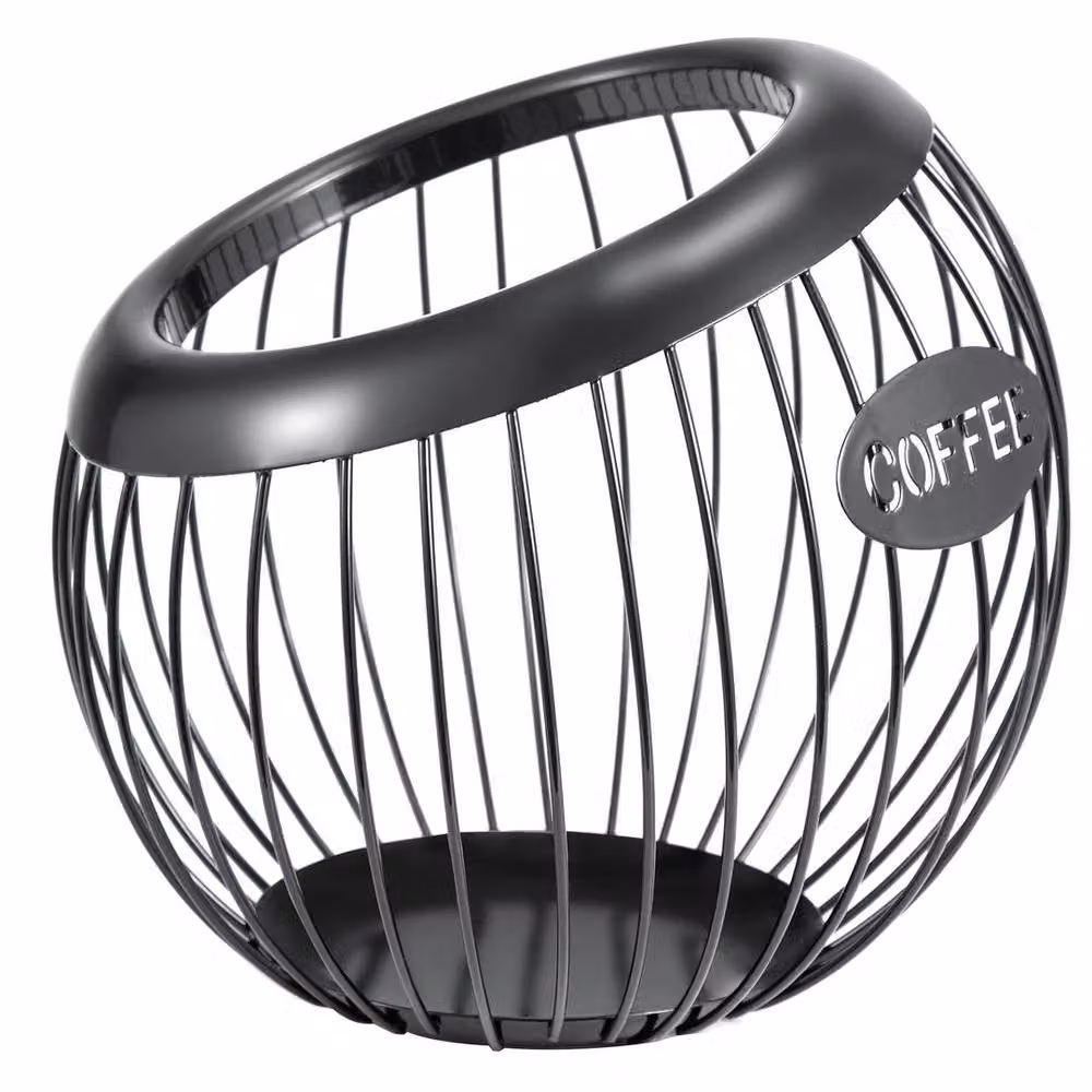 FLAVORA Black Large Capacity Coffee Pod Holder Basket Organiser – 2