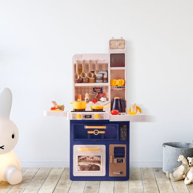 Komore Blue Kids Kitchen Toy Playset