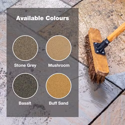Azpects EASYJoint Ready Mixed Paving Jointing Compound for Outdoor Natural Stone and Slate, Grey, 12.5kg – 4