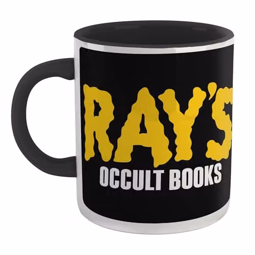 Zavvi Ghostbusters Ray's Occult Books Ceramic Mug in Black and Multicolour – 1