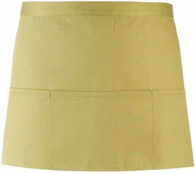 Premier Colours 3 Pocket Short Apron in Green