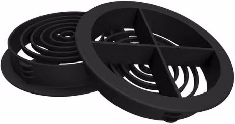 Manthorpe Building Products Circular Soffit Vent - Black