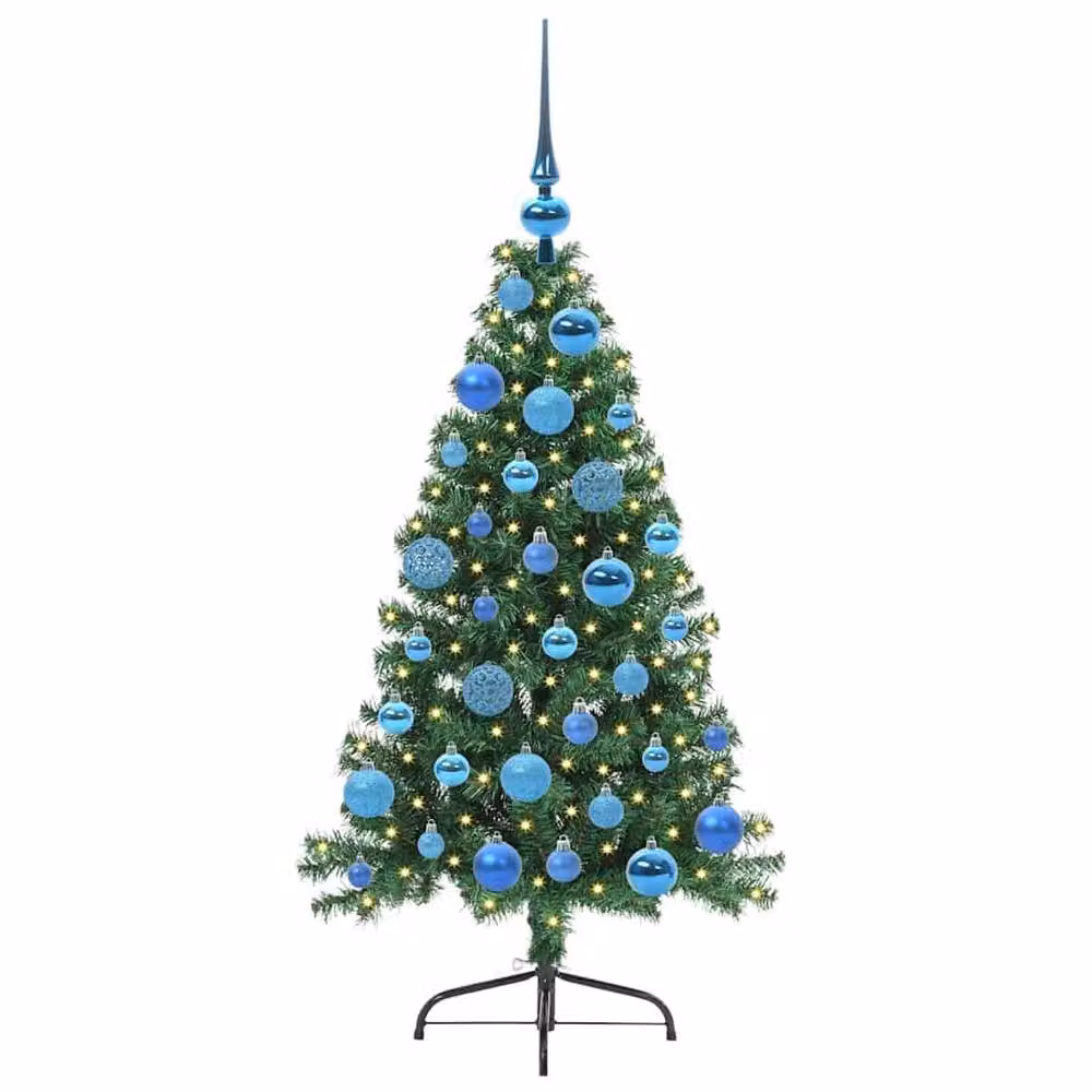 Berkfield Home Pre-lit Artificial Christmas Tree in Green, Height: 120 cm – 3