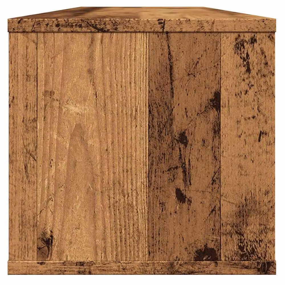 Berkfield Home Old Wood Wall Cabinet in Brown, W/D/H: 101 x 29 x 30 cm – 4