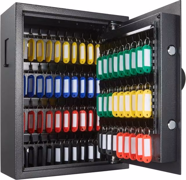 Vonhaus 71 Key Wall Mounted Combination Key Safe in Grey