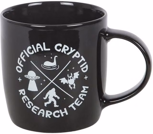 Something Different Cryptid Research Team 350ml Ceramic Mug in Black – 1
