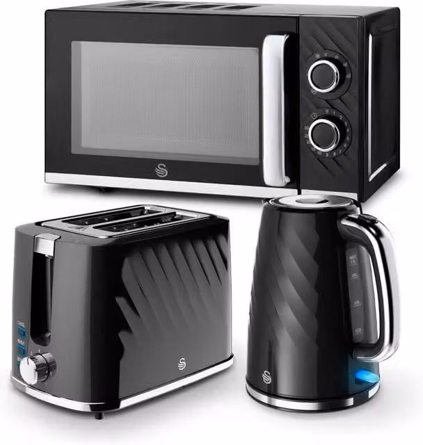 Swan Windsor Kitchen Bundle in Black