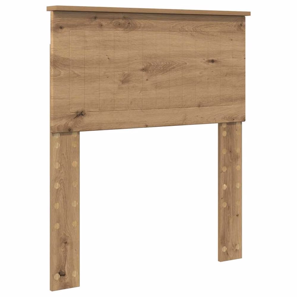 Berkfield Home Artisan Oak Bed Frame in Brown, W/D/H: 75 x 190 cm – 3