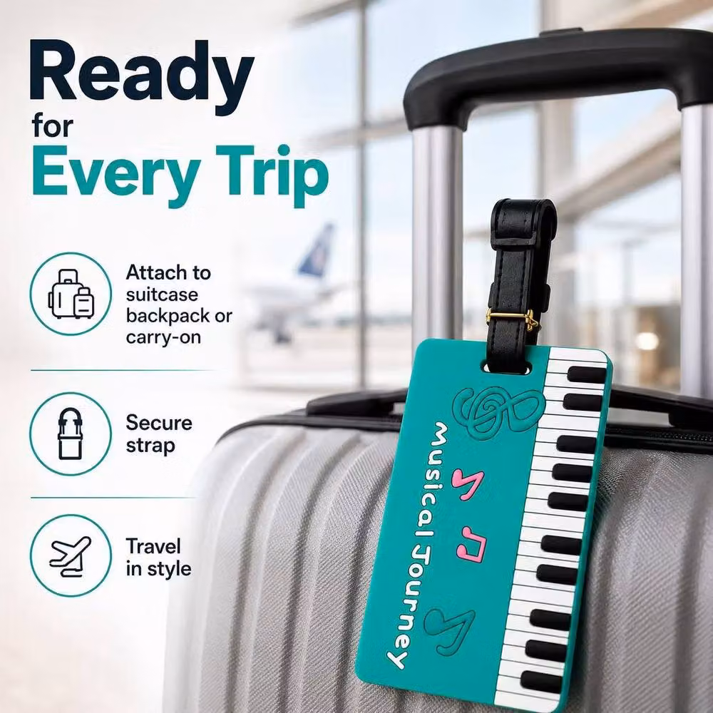BluCore Travel Luggage Tag with ID Card in Green – 2