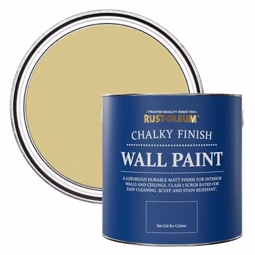 Rust-Oleum Wasabi Green Matt Chalky Water-Based Emulsion Wall Paint, 2.5 l – 1