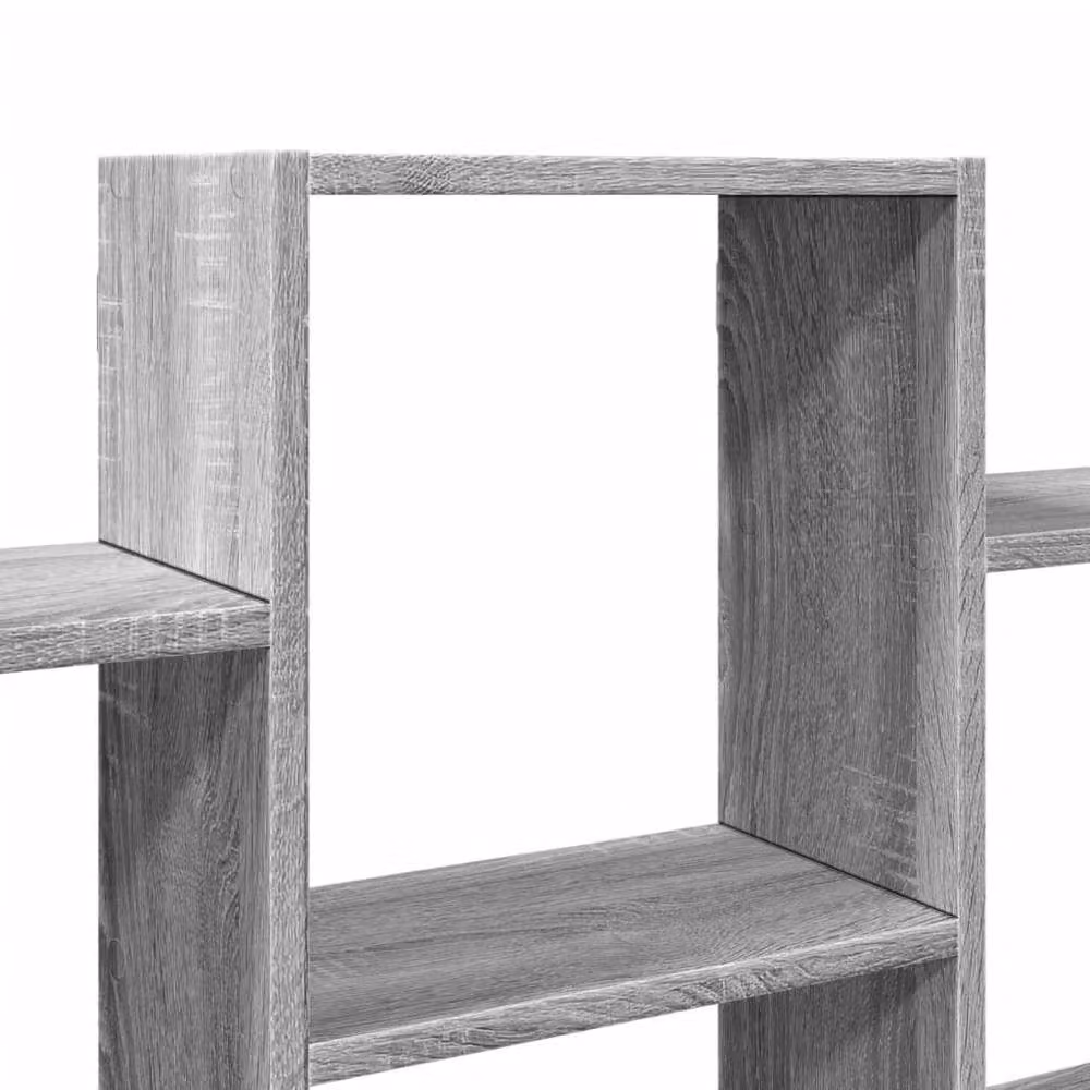 Berkfield Home Wall Mounted Shelf in Grey Sonoma, W: 159 cm, D: 18 cm, H: 66 cm – 3