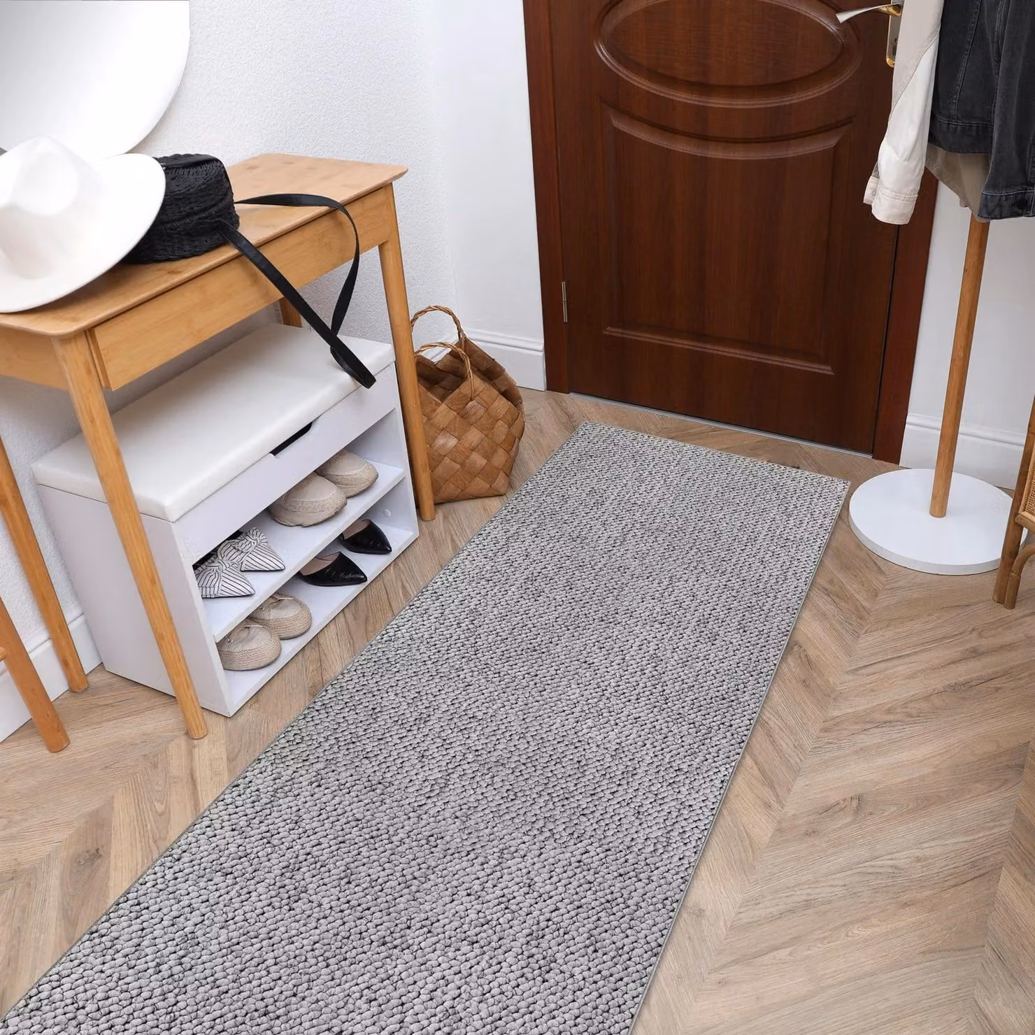RugsX Casablanca 920 Runner in Grey, W: 60 cm, L: 370 cm – 2