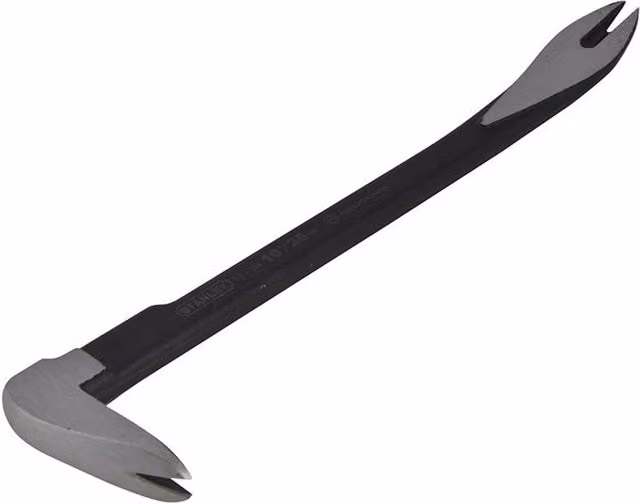 Stanley Precision Pry Bar Claw in Black and Multicolour, 250mm