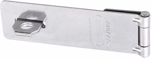 ABUS 200 Series Mechanical Steel Hasp and Staple in Silver