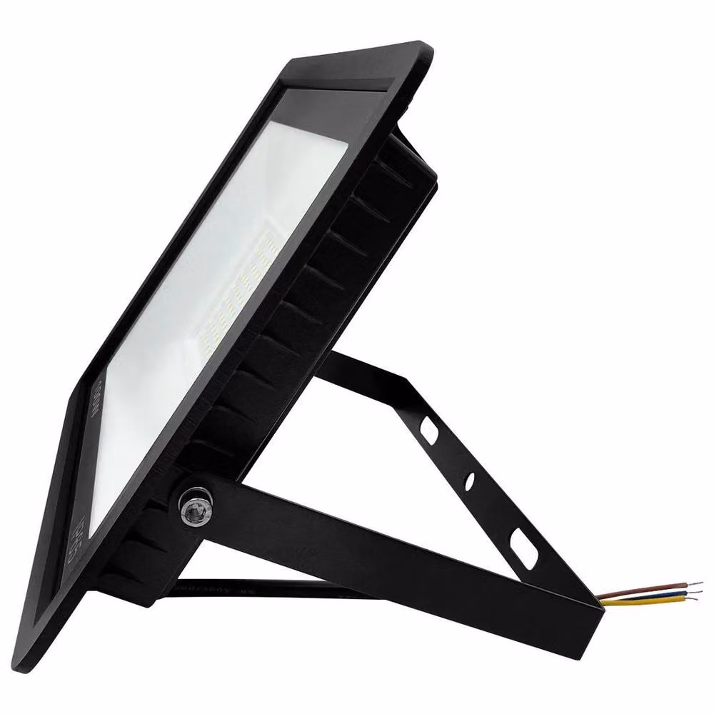 SPETLEK 100W LED Outdoor Floodlight, Cool White 6500K, IP65 Rated, Black – 3