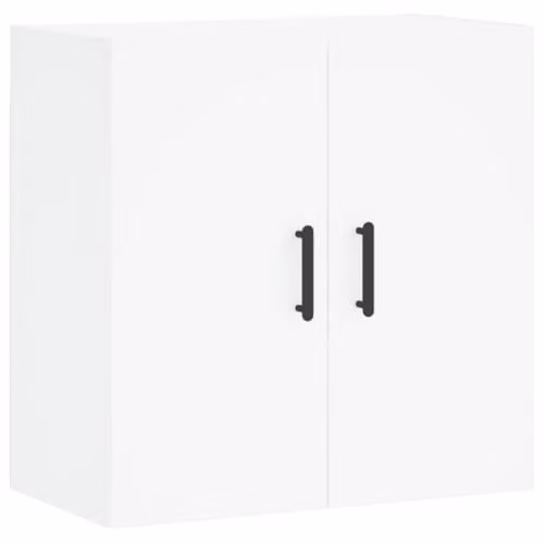 vidaXL Modern White Wall Mounted Cabinet with Hinged Doors W/D/H: 60 x 31 x 60 cm – 1