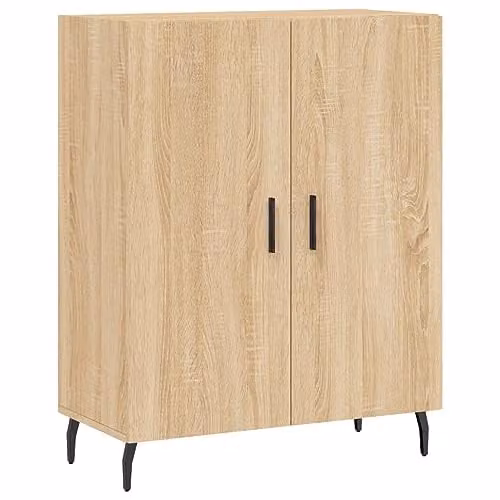 vidaXL Modern Sideboard in Brown Sonoma Oak, W/D/H: 69.5 x 34 x 90 cm – 1