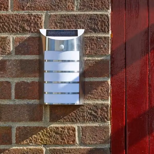 Marco Paul 4 Pack of Silver Solar LED Motion Sensor Security Floodlights with Dusk Sensor, W/H: 26.5 x 16 cm – 2