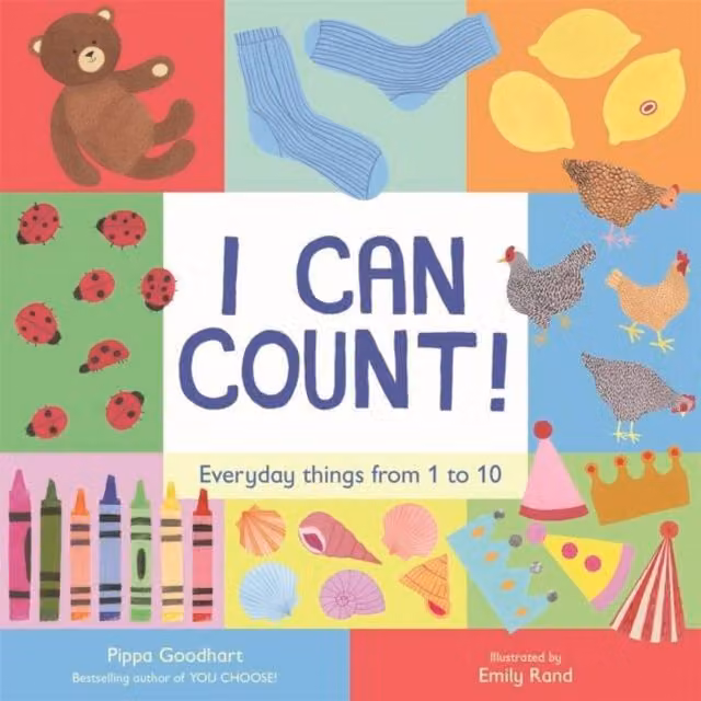 Pippa Goodhart I Can Count Multicolour Board Book