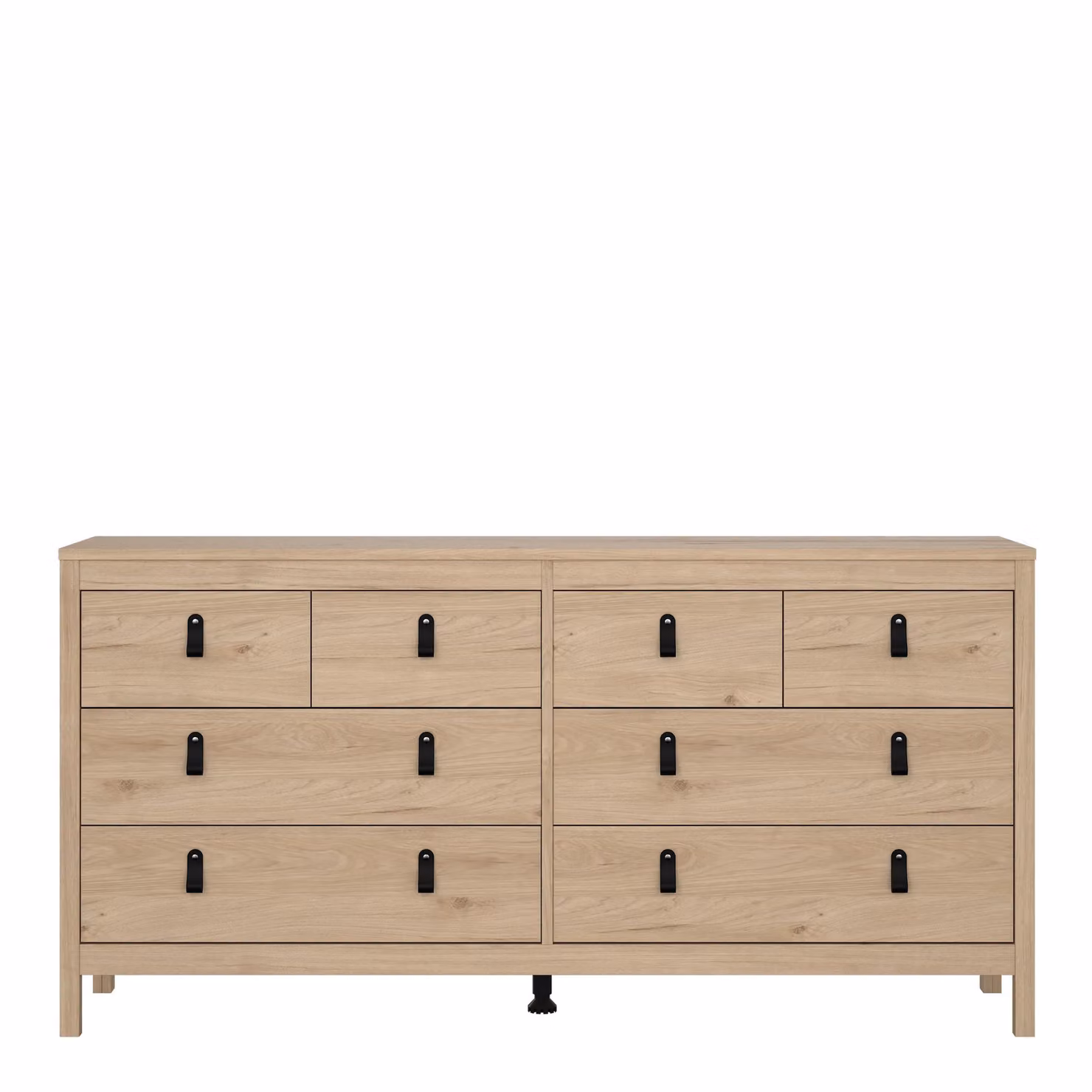 Furniture To Go Barcelona Double Dresser with 4+4 Drawers in Jackson Hickory Oak and Light Oak – 2