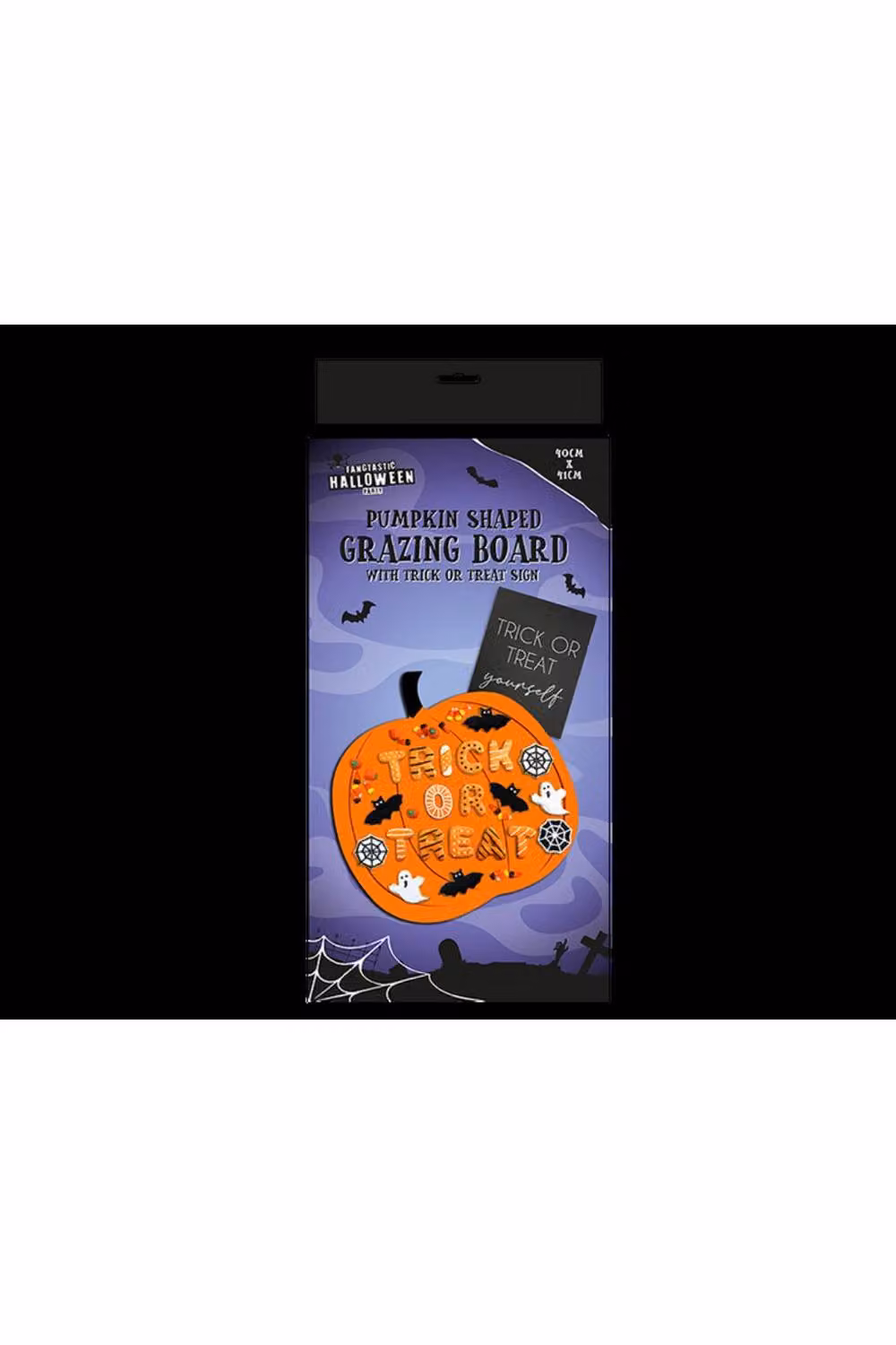 KDMD Halloween Pumpkin Shaped Wooden Grazing Board, 3 Pack, Orange – 2