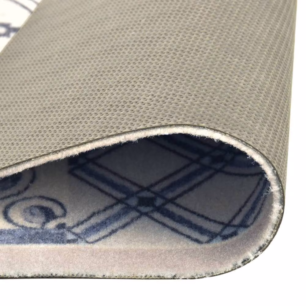 Berkfield Home Washable Mosaic Kitchen Floor Mat, Blue, W: 45 cm, L: 150 cm – 3