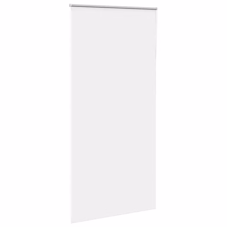 Berkfield Home White Blackout Roller Blind, Thermal Insulating Polyester Fabric, W: 100 cm, H: 230 cm