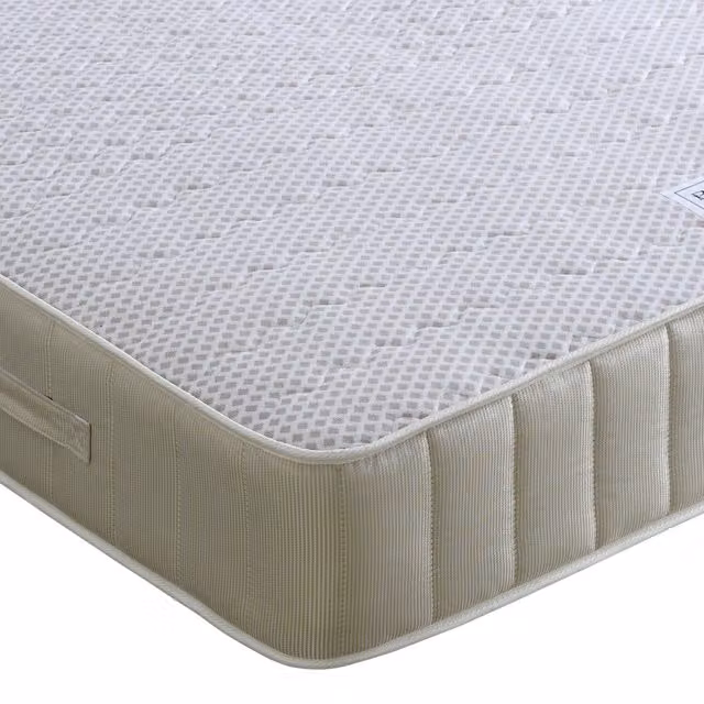 Bedmaster Hybrid Memory Foam Mattress in Beige and Brown, Small Single