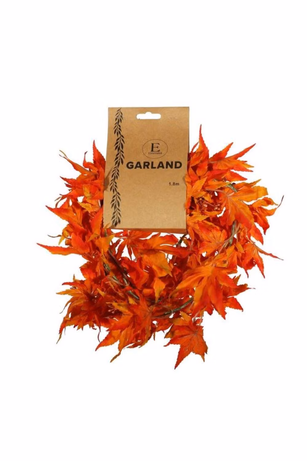 KDMD Essential Orange Acer Palmatum Garland with Foliage, Length: 180 cm – 2
