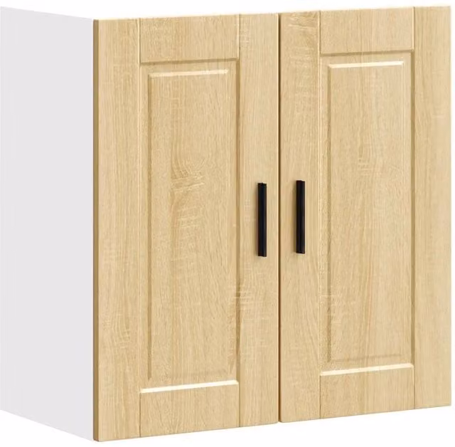 Berkfield Home Porto Sonoma Oak Kitchen Wall Cabinet in Brown