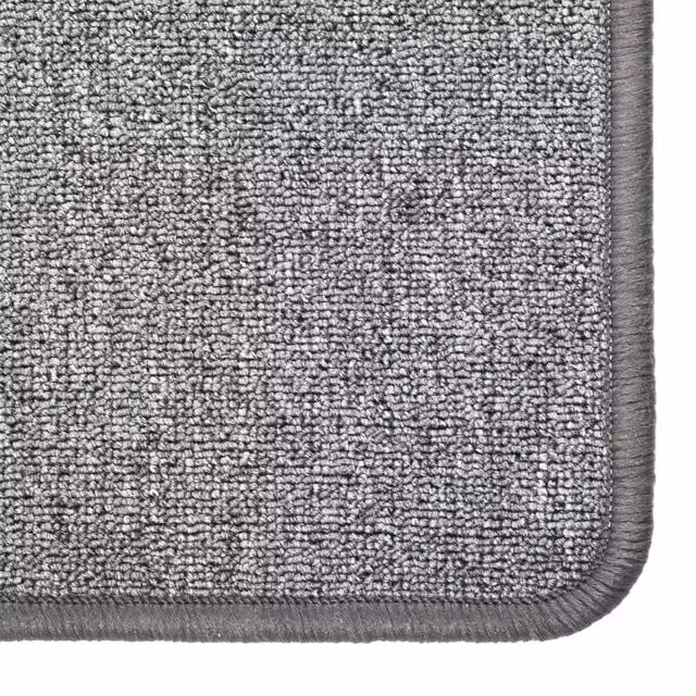 Berkfield Home Elegant Carpet Runner in Dark Grey, W: 80 cm, L: 200 cm