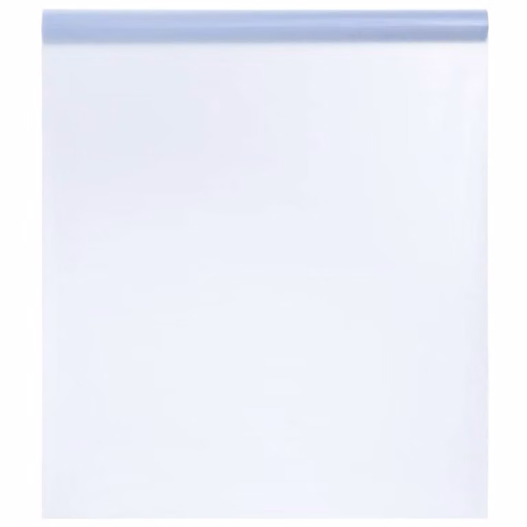 Berkfield Home Static Frosted Transparent Window Film in Light Grey, W: 90 cm x H: 2000 cm