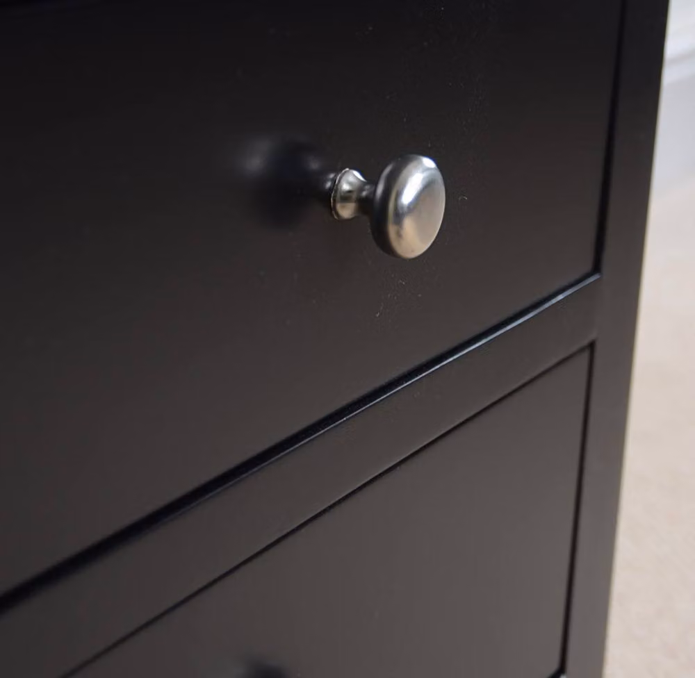 Statement Furniture Brooklyn 2 Over 4 Chest of Drawers in Black – 3