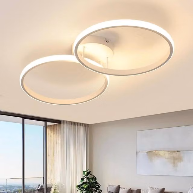 COMELY 36W LED Round Ceiling Light in White with 3000K Warm White Light