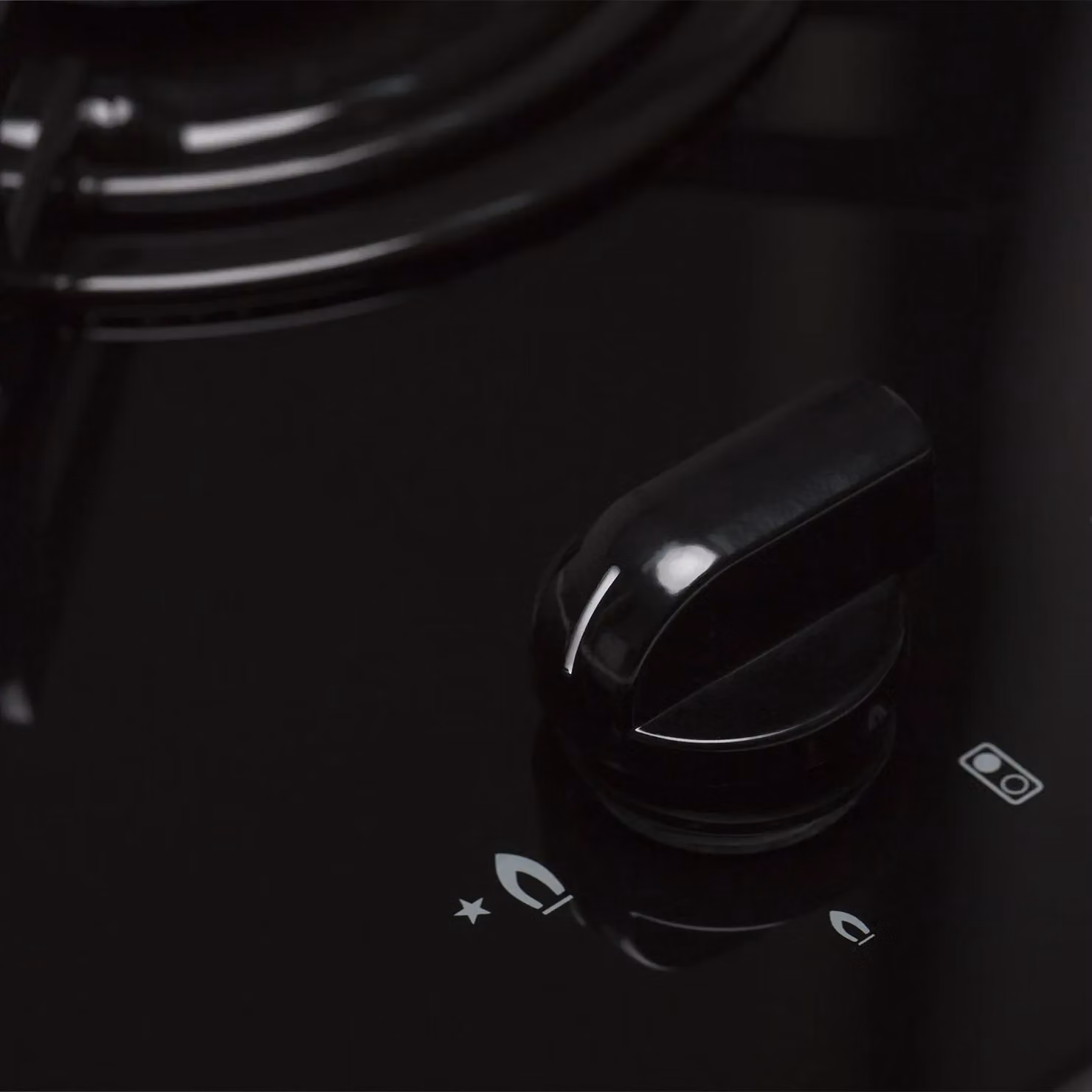 SIA GHG302BL 2 Burner Gas Domino Hob in Black Glass with Enamel Pan Stands – 2