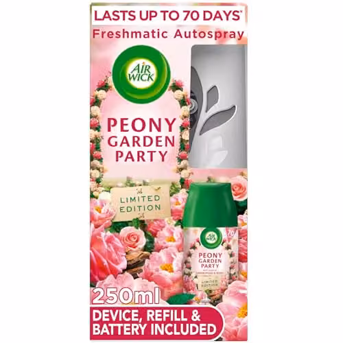 Air Wick Freshmatic Air Freshener Kit Peony Garden Party White 250ml – 2