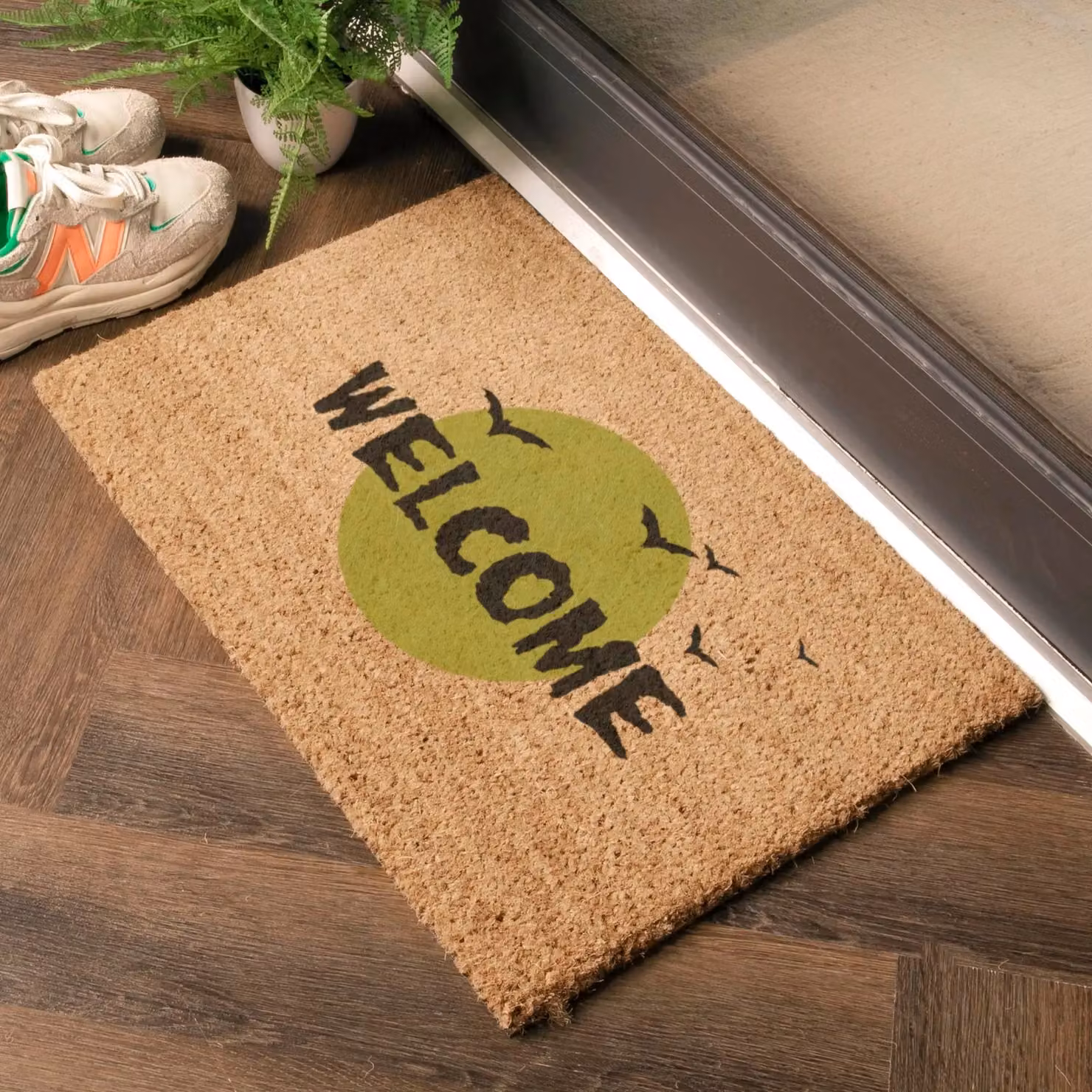 Artsy Mats Halloween Welcome Bats Doormat, Brown, W: 60 cm, D: 40 cm – 2