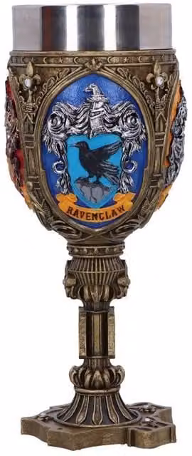 Nemesis Now Harry Potter Four House Collectible Goblet Mug, Multicolour and Bronze, Height: 19.7 cm