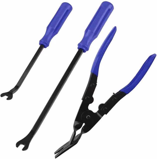 Kelvenix Upholstery Remover Trim Clip Removal Pliers in Black