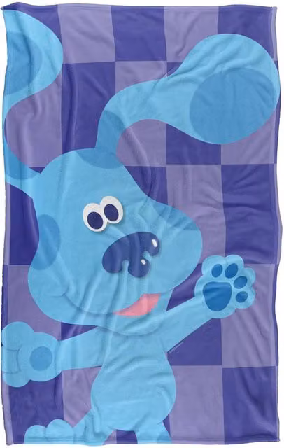 LOGOVISION Blue Silky Touch Super Soft Fleece Throw Blanket for Children, W: 91 cm, D: 147 cm – 5