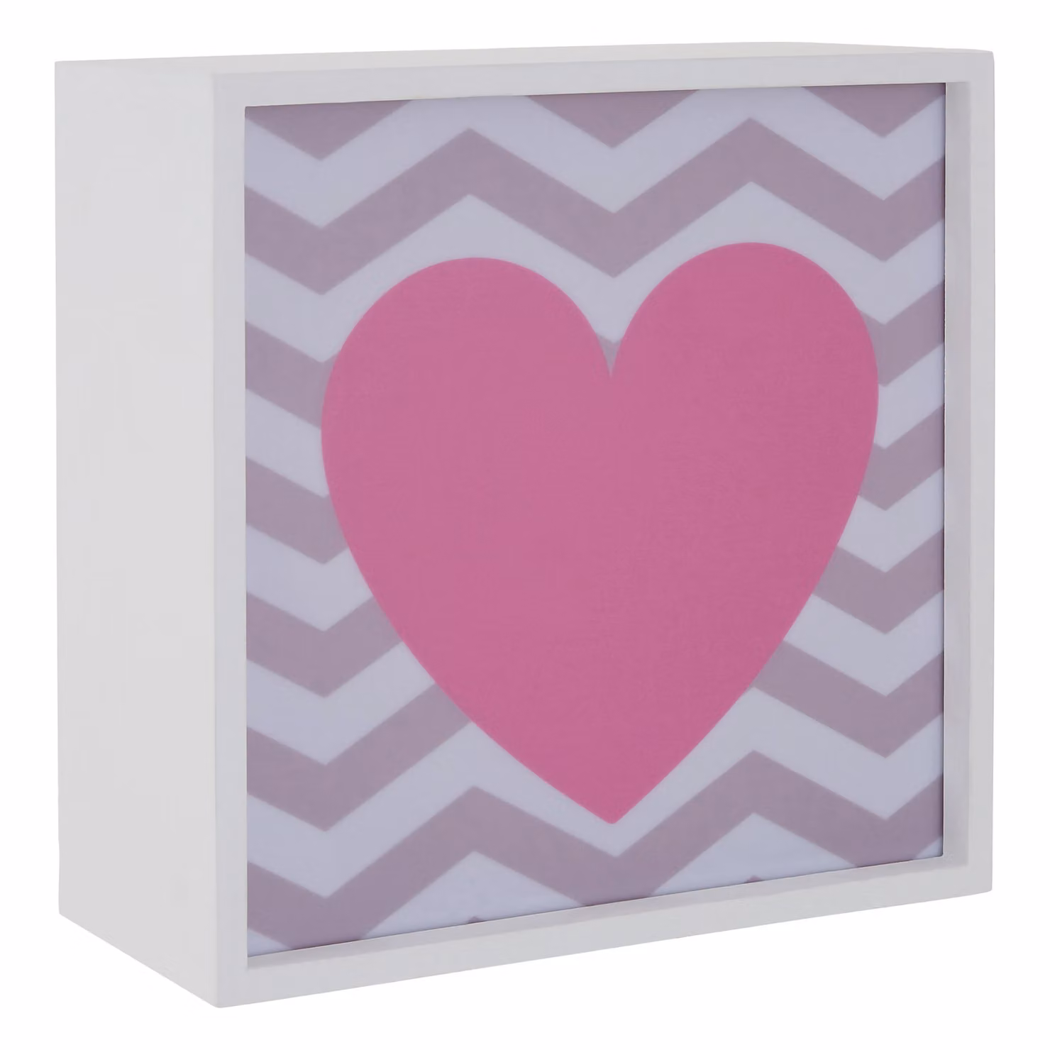 Orsina Premier Pink Heart LED Light Box for Childrens Rooms – 2