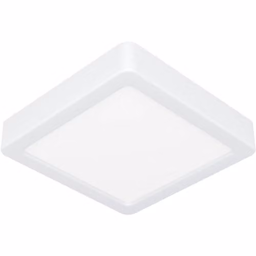 Loops Modern Square LED Ceiling Light in White or Bronze, IP44 Rated, for Living Room, Bedroom or Dining Room