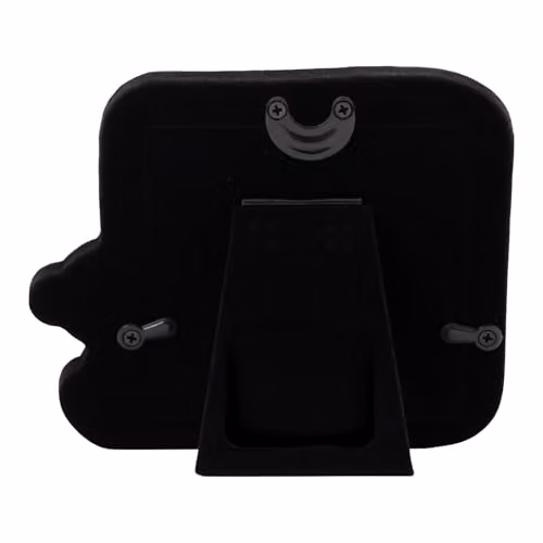 Happy Homewares Square Teddy Bear Baby Photo Frame with Diamante Stars in Silver, W/H: 7.62 x 7.62 cm – 2