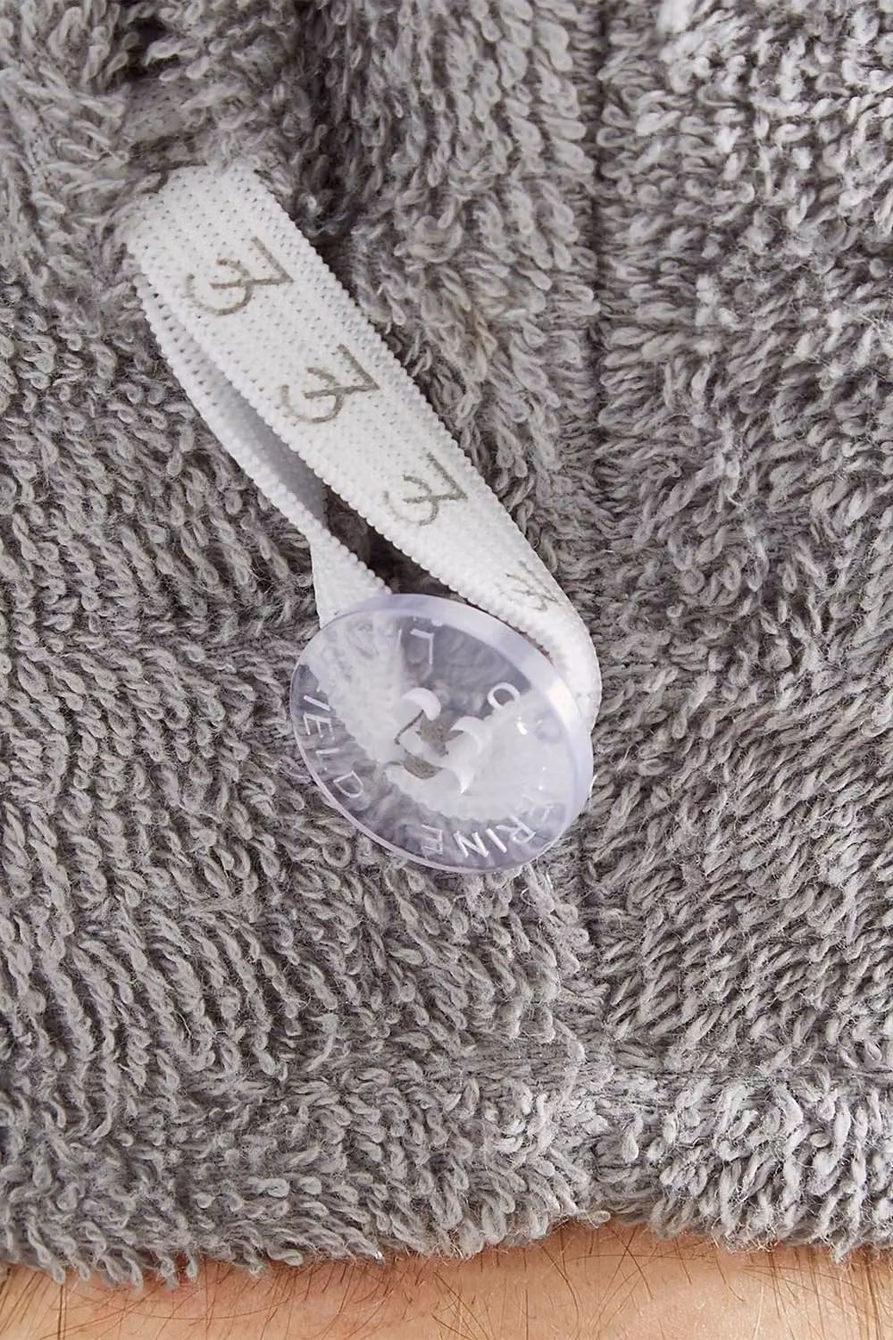 Catherine Lansfield Quick Dry Fluffy Cotton Terry Turbie Head Towel Wrap Pair in Grey – 2