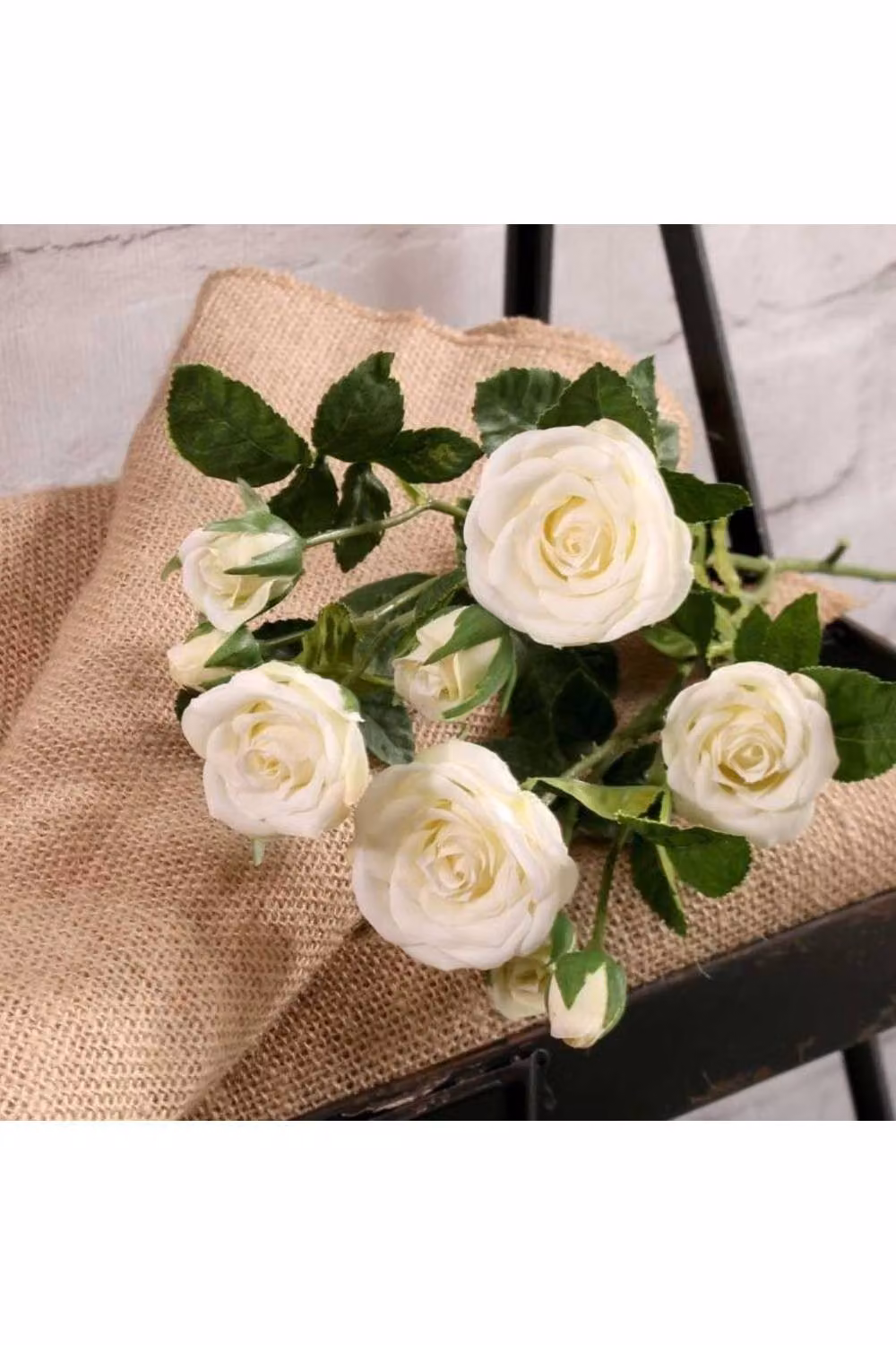 KDMD Camelot Rose Spray in White, 2 Pack – 2