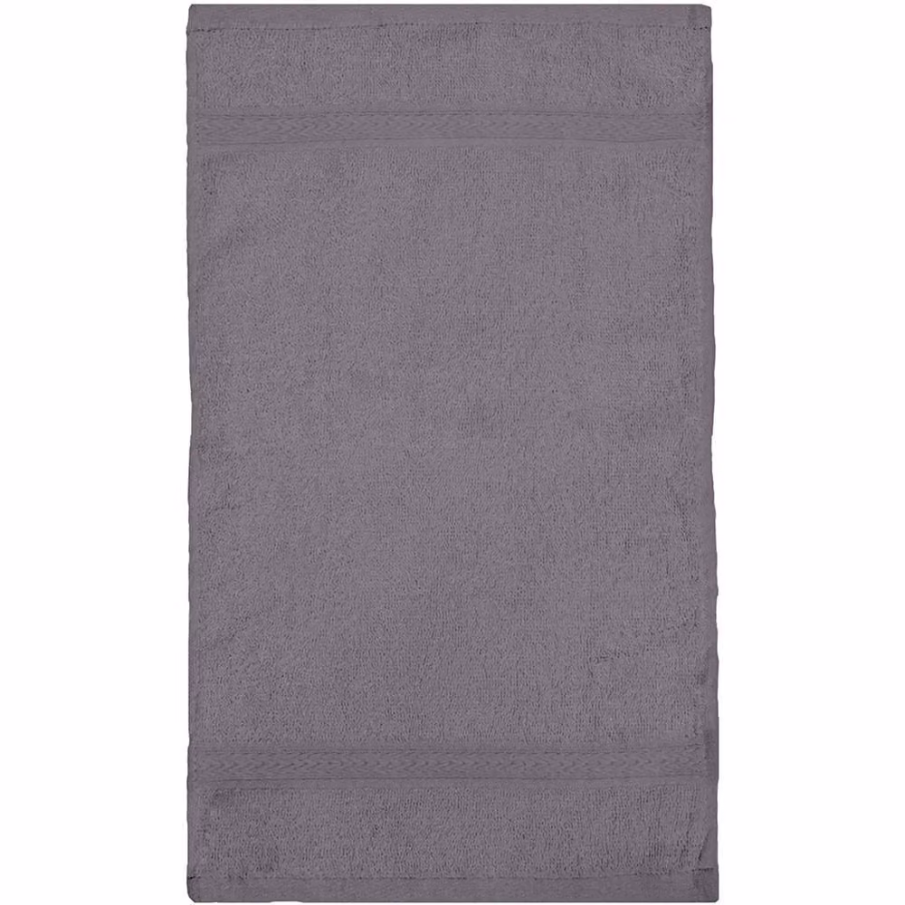 Jassz Plain Grey Cotton Guest Hand Towel (350 GSM) – 2