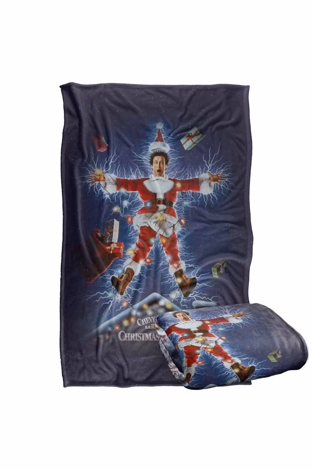 Warner Bros. Christmas Vacation Poster Super Soft Fleece Throw Blanket, Multicolour, W: 91 cm, D: 147 cm – 6